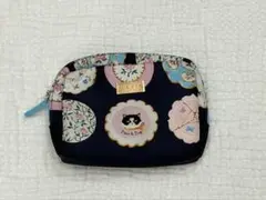 Paul & Joe ネイビー ポーチ 猫柄