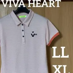 VIVA HEART ビバハート　ゴルフ　ポロシャツ　レディース　LL XL