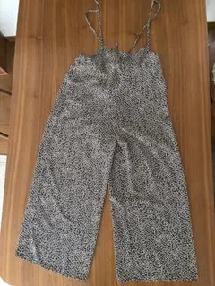 しまむら　花柄サロペット　Lサイズ