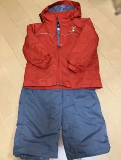 子供用スキーウェアセット 赤 グレー　イグニオ