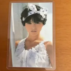 値下げ❗️小泉今日子 ラミネートカード 昭和　レトロ　希少
