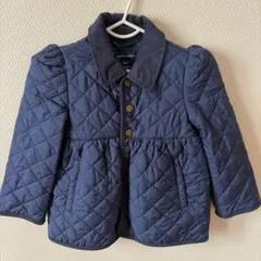 Ralph Lauren ネイビー キルティングコート 4T
