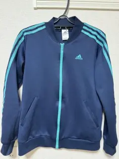 アディダス adidas ジャージ トラックジャケット 長袖 ネイビー