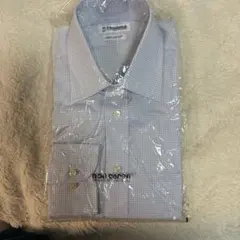 renoma チェック柄 長袖シャツ プレミアムノンアイロン