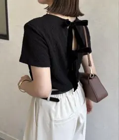 【 Thevon 】 ベロアリブプルオーバーのサムネイル