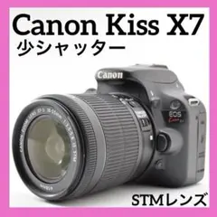 一眼レフデビューに✨Canon Kiss X7✨シングルレンズ✨少シャッター 一眼レフデビューに✨Canon Kiss X7✨シングルレンズ✨少シャッター