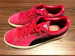 PUMA スエード レッド 赤 黒 26cm