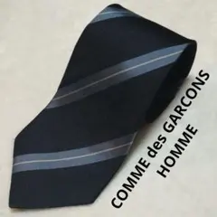 CDG-001】COMME DES GARCONS ネクタイ ブラック 無地 - メルカリ
