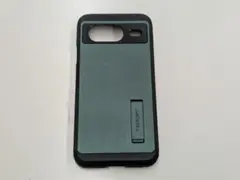 Spigen Pixel8 ケース タフ・アーマー (アビス・グリーン)