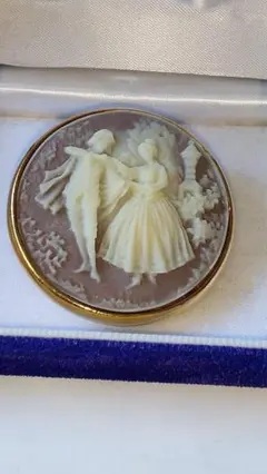 シェルカメオ CAMEO ブローチ 2WAY ヴィンテージ カメオ 美品 です