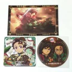 ufotable 鬼滅の刃 コースター 竈門炭治郎 冨岡義勇 半券 ポスカ