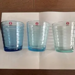 Bee様専用:iittala ストライプデザイン グラス 3個セット
