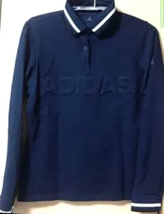 adidas 長袖ポロシャツ　ゴルフ　L