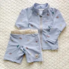 アプレレクール ベビー水着80cm&ラッシュガード90cmセット