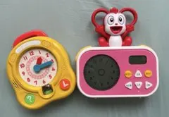 ベネッセ　とけいマスター　コラショの目覚まし時計　こどもチャレンジのサムネイル