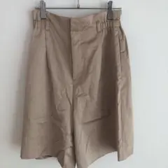 ✨良品✨ ユナイテッドアローズ M キュロット ハーフパンツ レーヨン ベージュ