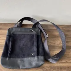アルマーニジーンズ　ショルダーバッグ　黒 ARMANI JEANS