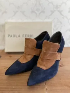 セール開催中　美品　ショートブーツ　スエード　PAOLA FERRI