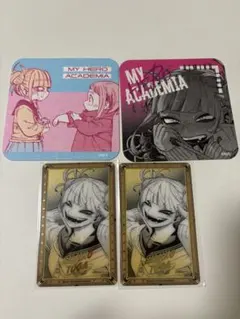 ヒロアカ トガヒミコ 原画展 箔押しクリアカード アートコースター