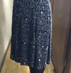 秋冬物膝丈フレアスカート　ワールドのサムネイル
