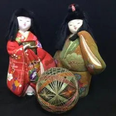 木目込人形✿紅梅白梅❀小さい雛人形✿❀ 木目込人形✿紅梅白梅❀小さい雛人形✿❀ - メルカリ