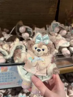 上海ディズニー シェリーメイ ぬいぐるみキーチェーン クリスマスのサムネイル