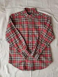 Ralph Lauren 長袖シャツ M (10-12)150 レッド系チェック