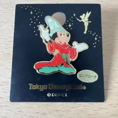 Disney・ヴィンテージ・魔法使いの弟子・ミッキーマウス・ブローチ・レア