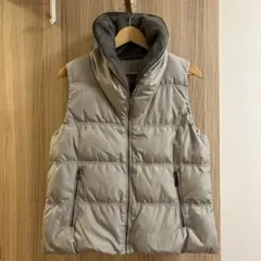 グレー ダウンベスト rosso vivid ※詳細にてサイズ確認