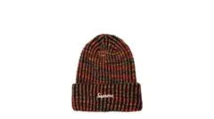 Supreme Rainbow Loose Gauge Beanie Black