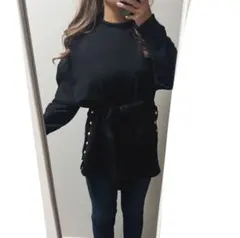 エイミーイストワール　パール　トレーナー　スエット　綺麗目　リエンダ　ザラ