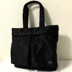 極美品✨廃盤 ポーター タンカー トートバッグ iPad A4可 ブラック