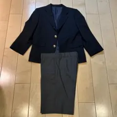 セット　オンワード樫山　ネイビーブレザー 、グレーパンツ、J•PRESS白シャツ