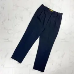 美品 MIMO MODA ミモモーダ ウールスラックス 厚手 黒 46*ZC24