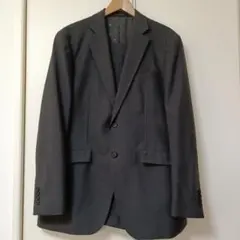 《ORIHICA》ダークグレー ストライプ ビジネススーツ