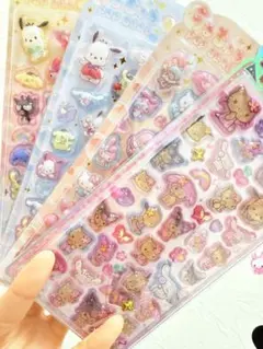 うるちゅる　ボンボンドロップシール　サンリオ