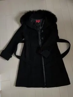 Apuweiser-riche アプワイザーリッシュ　黒　ファー　ロングコート