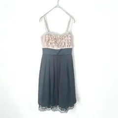 ❣️オケージョンドレス❣️ ブラック パール レース 結婚式 お呼ばれ