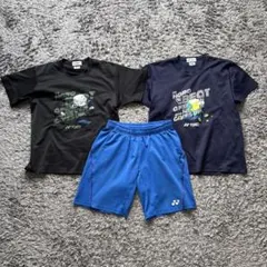 YONEX Tシャツとショートパンツ Sサイズ 2枚セット - メルカリ