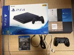 【箱あり】PS4 500GB（ジェットブラック）Days gone セット