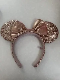 ミニーカチューシャ ローズゴールド