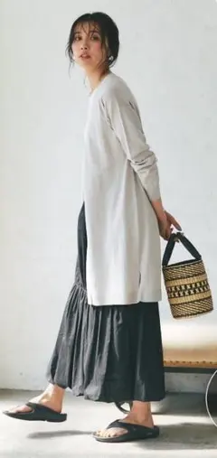 リヴドロワ★接触冷感COOLCOTTONトッパーカーディガン★UVカットのサムネイル