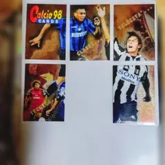Calcio 98 サッカー トレーディングカード40枚＋7枚（重複分）