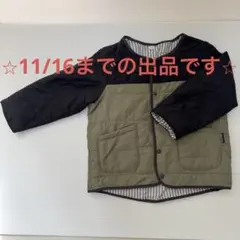 キッズ ジャケット 黒・オリーブ