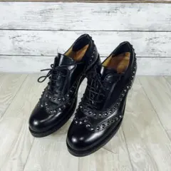 miumiu キルト取外可 スタッズ メダリオン ダービーシューズ メンズ