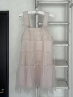 merry jenny チュールコルセットミニワンピース ピンク