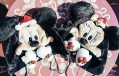 ディズニー　クリスマス　ミッキー　ミニー　ファンキャップ　セット