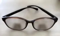 【❤️大セール　美品】J!NSニコアンドコラボ　ブラウンUVカットPCメガネ