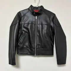 GU × beautiful people シングルライダースジャケット