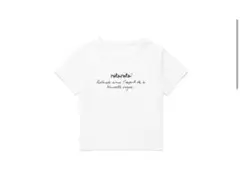 rolarola ロゴプリント 半袖Tシャツ ホワイト